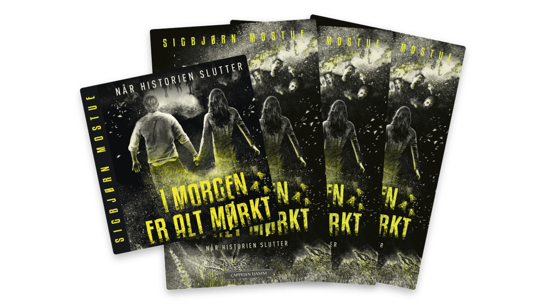 Omslag fra verk "I morgen er alt mørkt"