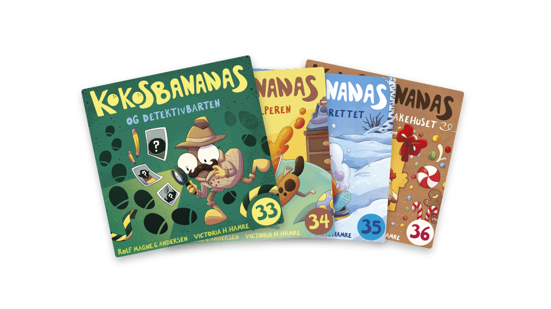 Omslag fra verk "Kokosbananas"