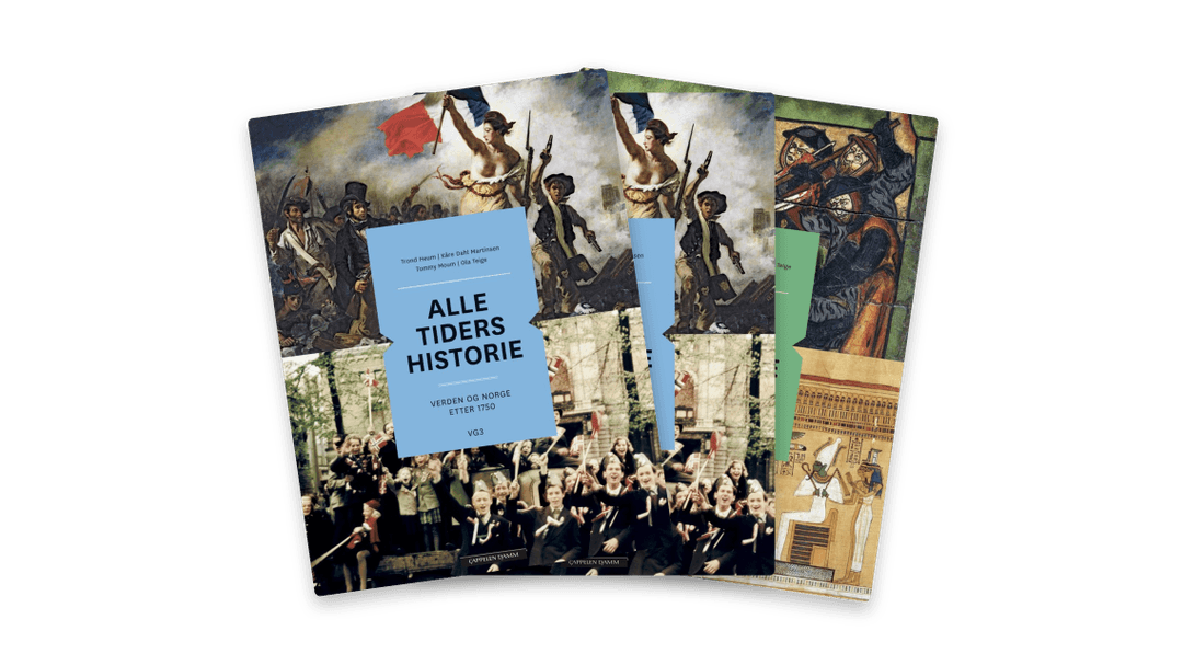 Omslag fra verk "Alle tiders historie Vg2–3 (K06)"