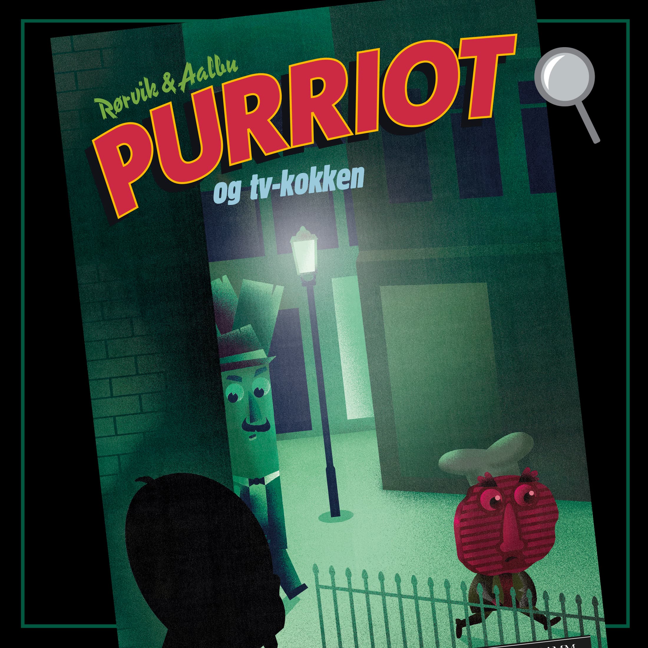 Omslag Purriot og tv-kokken av Bjørn F. Rørvik (Lydbok)