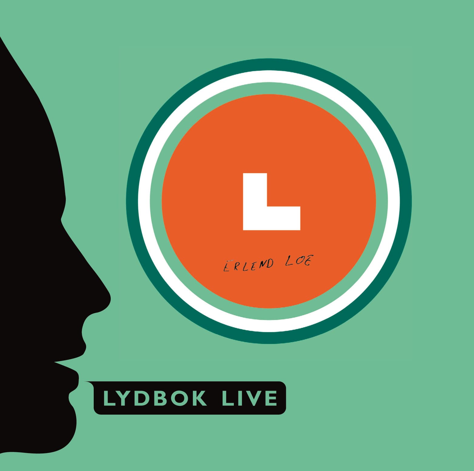 Omslag L av Erlend Loe (Lydbok)