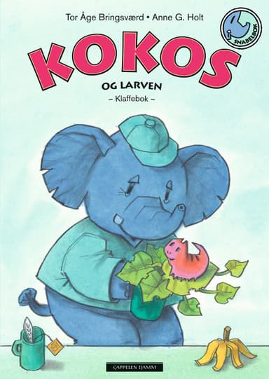 Omslag av "Kokos og larven"