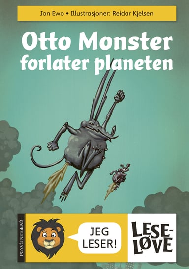 Omslag av "Leseløve - Otto Monster forlater planeten"