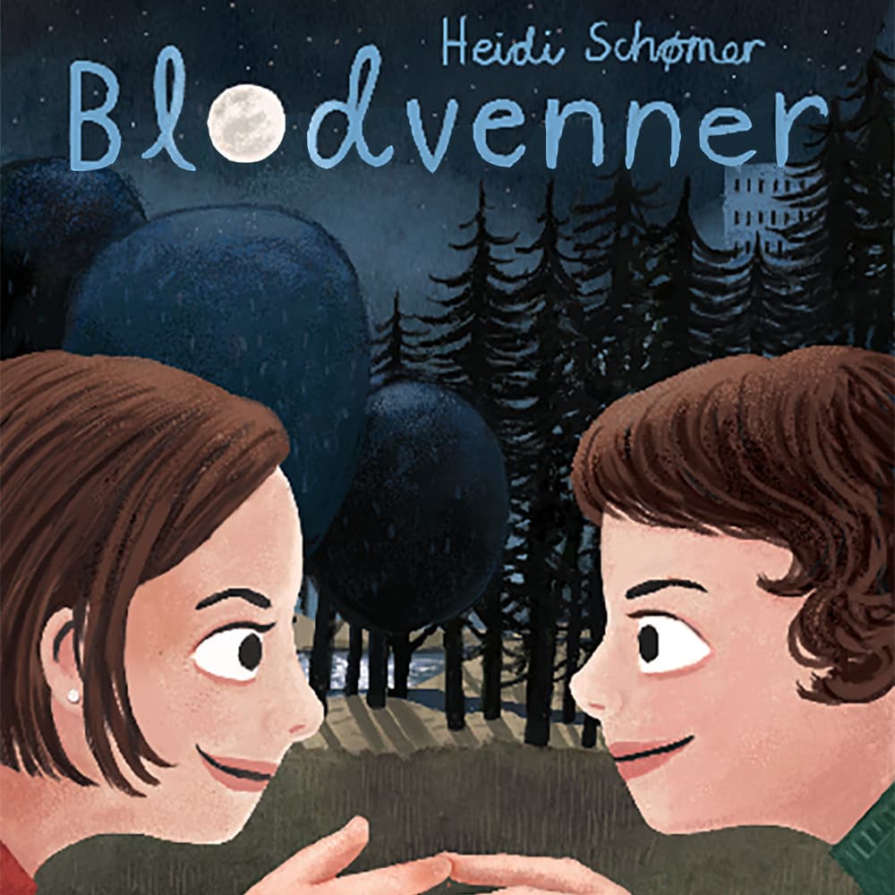 Omslag Blodvenner av Heidi Christine Schømer (Lydbok)
