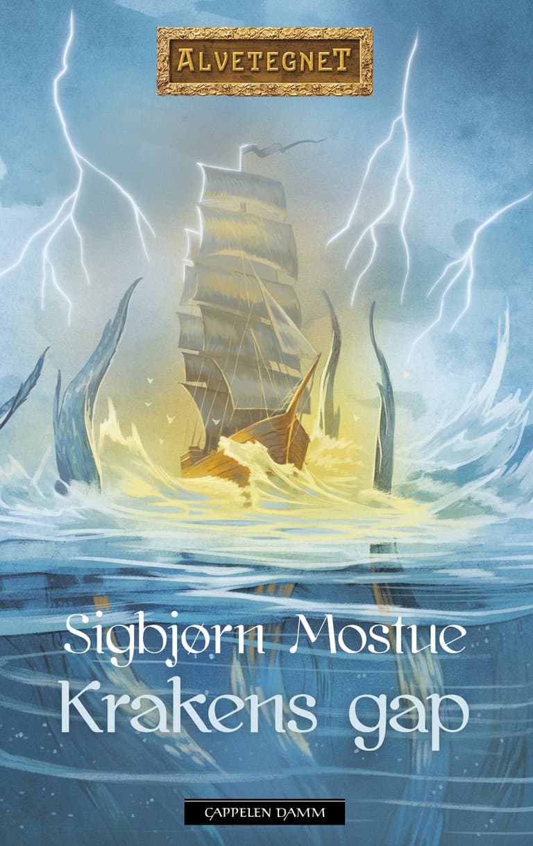 Omslag Krakens gap av Sigbjørn Mostue (Heftet)