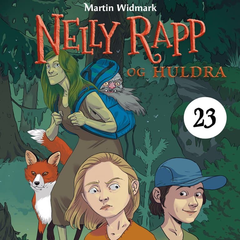 Omslag Nelly Rapp og huldra av Martin Widmark (Lydbok)