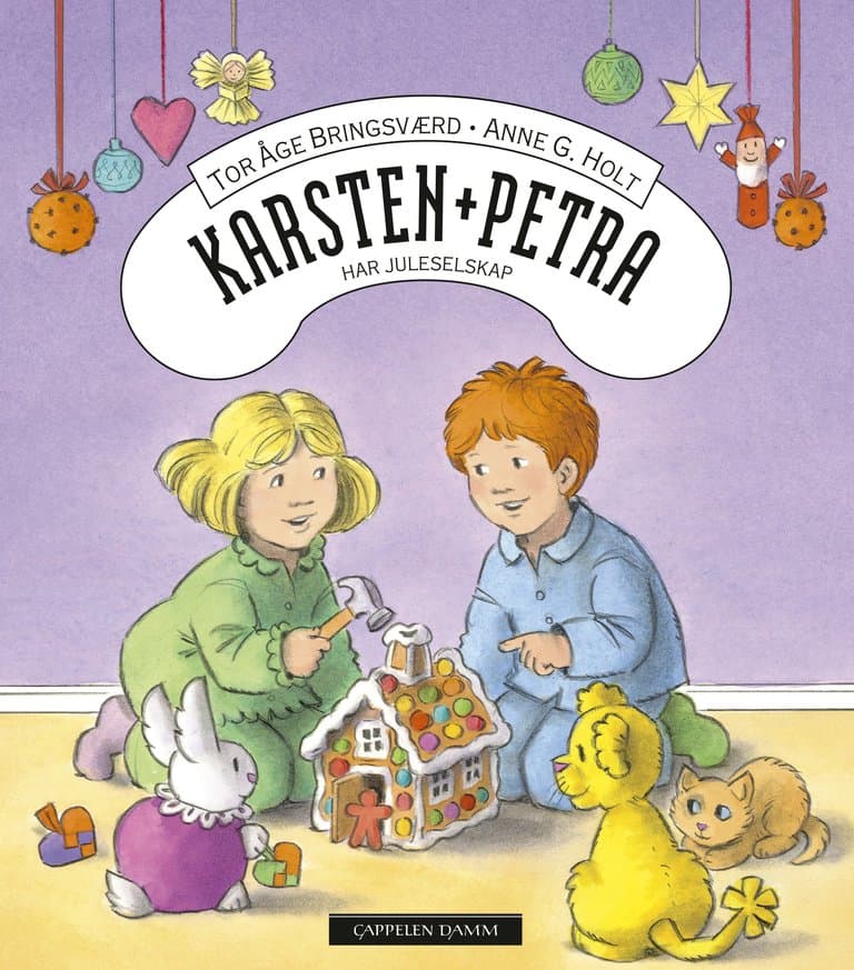 Omslag Karsten og Petra har juleselskap av Tor Åge Bringsværd (Ebok)