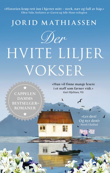 Omslag av "Der hvite liljer vokser"