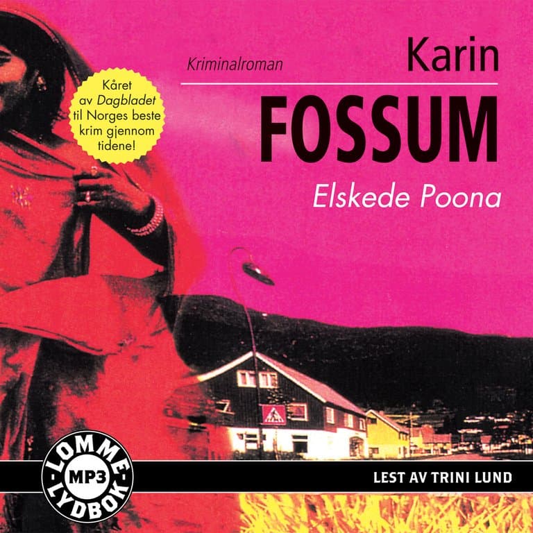 Omslag Elskede Poona av Karin Fossum (CD)