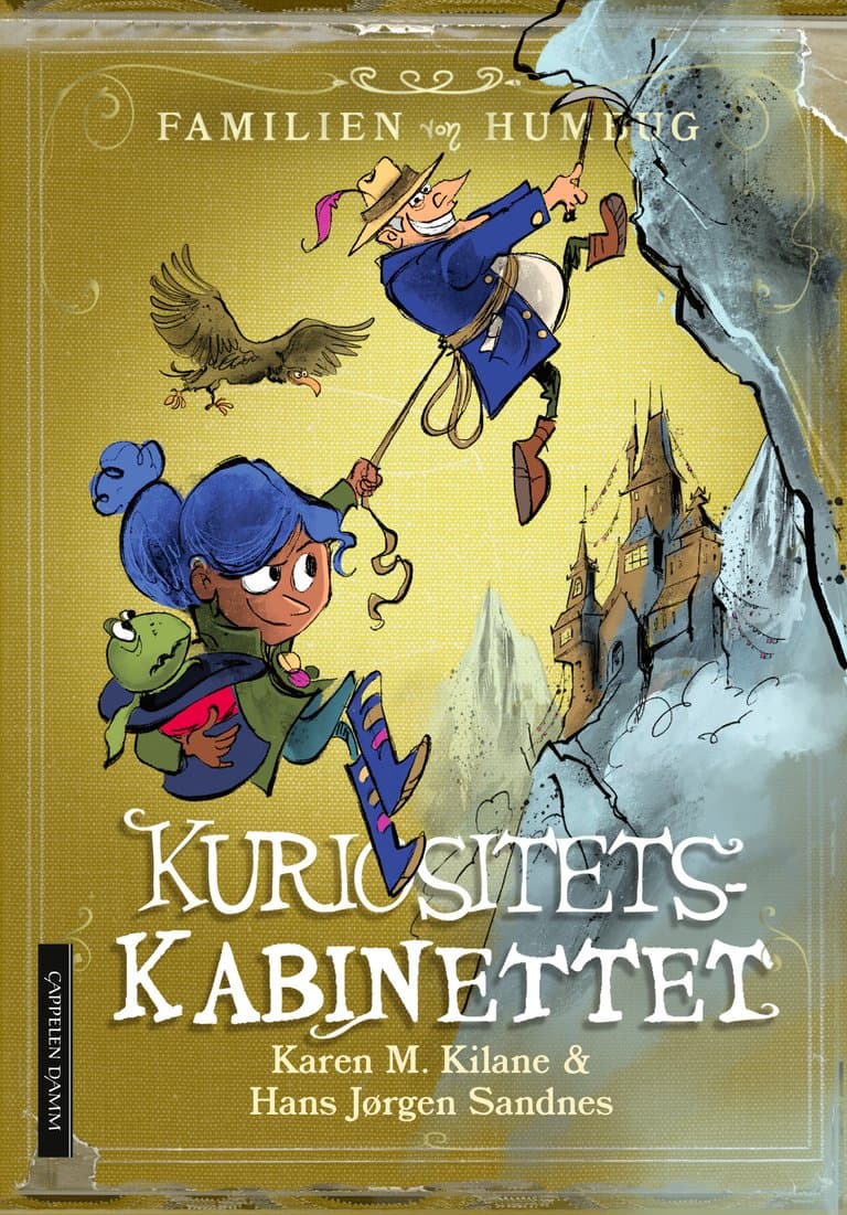 Omslag Familien von Humbug: Kuriositetskabinettet av Karen Kilane og Hans Jørgen Sandnes (Innbundet)