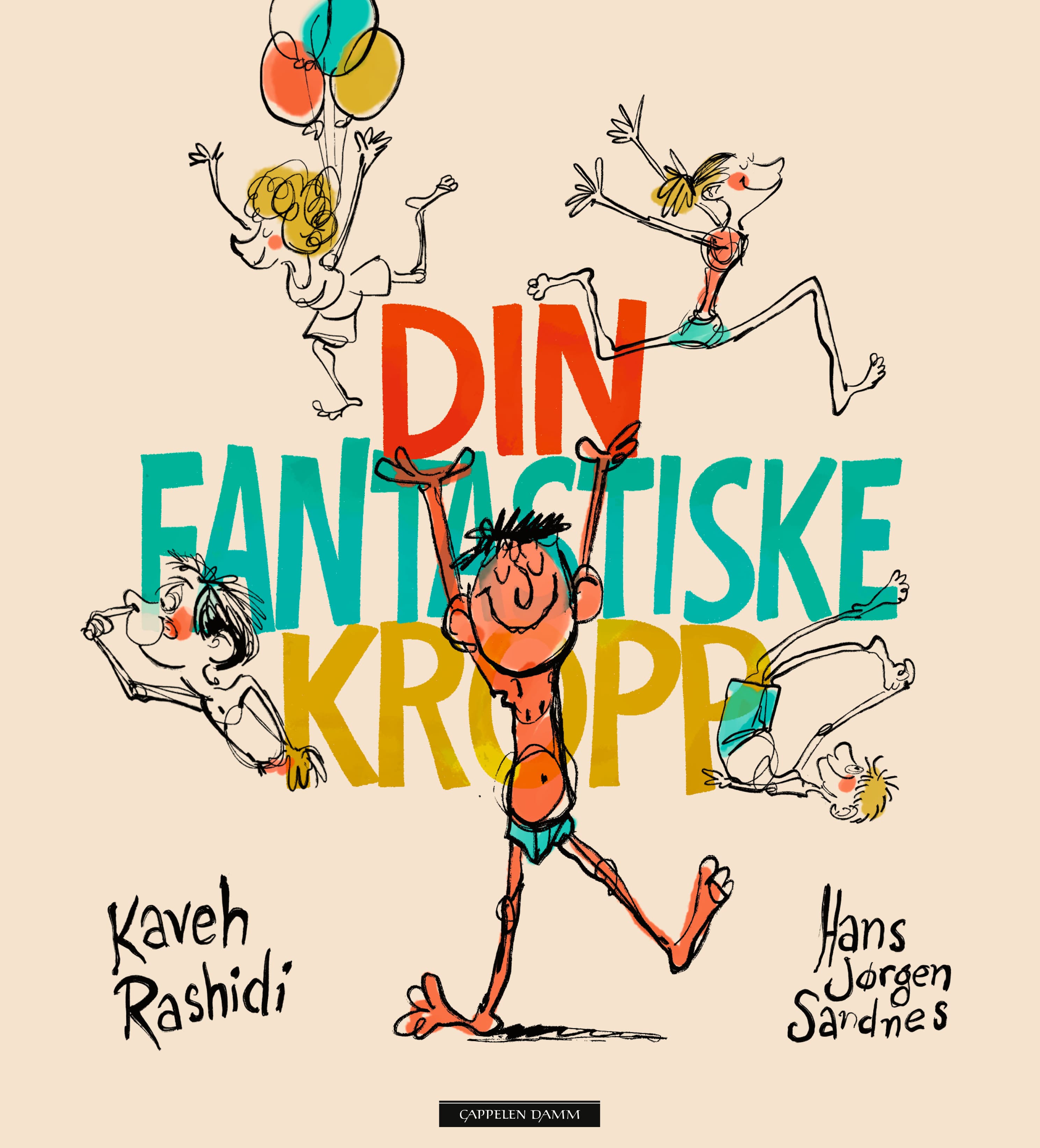 Omslag Din fantastiske kropp av Kaveh Rashidi (Ebok)