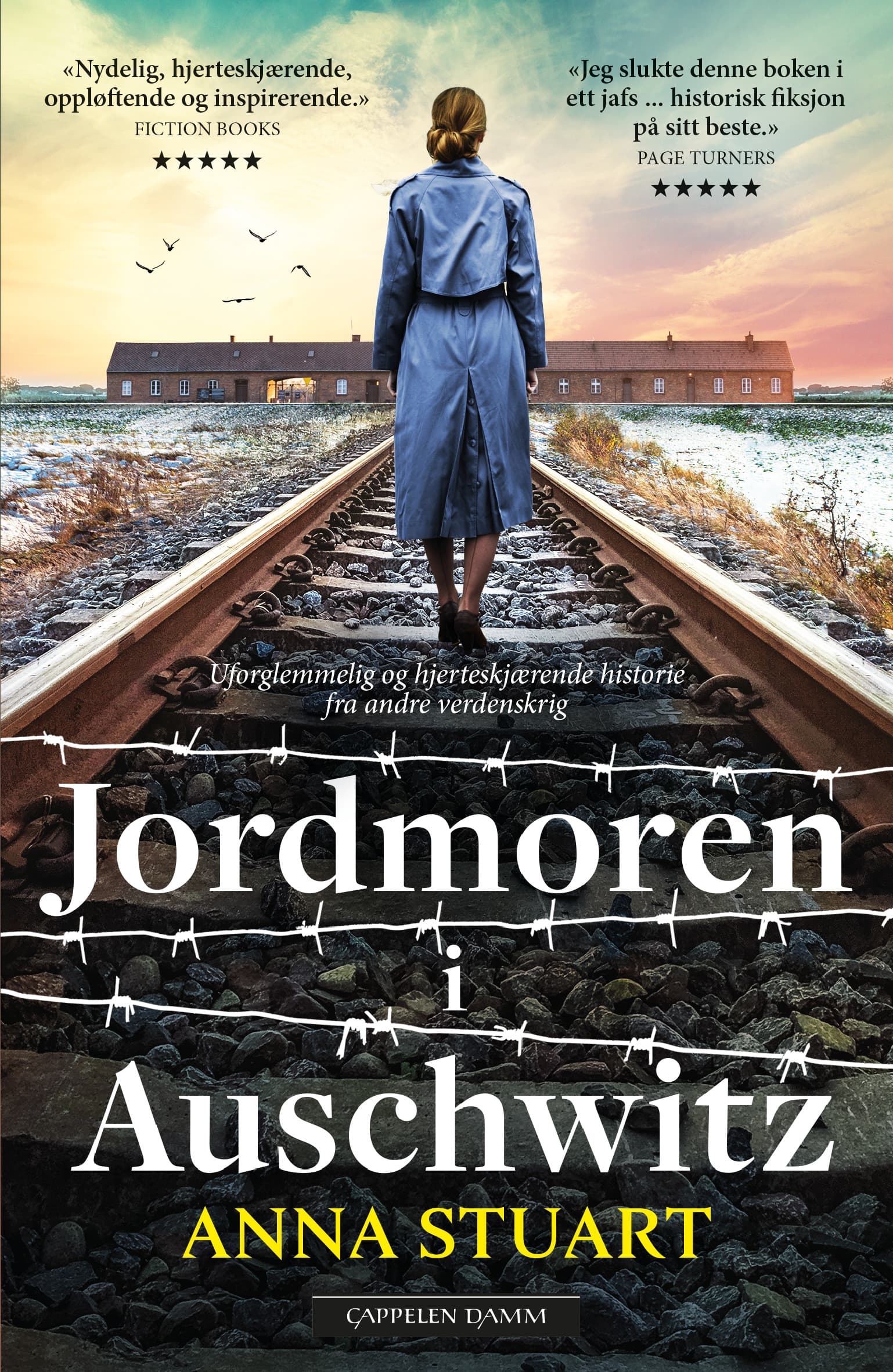 Omslag Jordmoren i Auschwitz av Anna Stuart (Ebok)