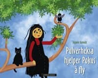 Omslag av "Pulverheksa hjelper Pokus å fly"