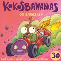 Omslag av "Kokosbananas og barnebilen"