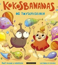Omslag av "Kokosbananas og tøysemaskinen"