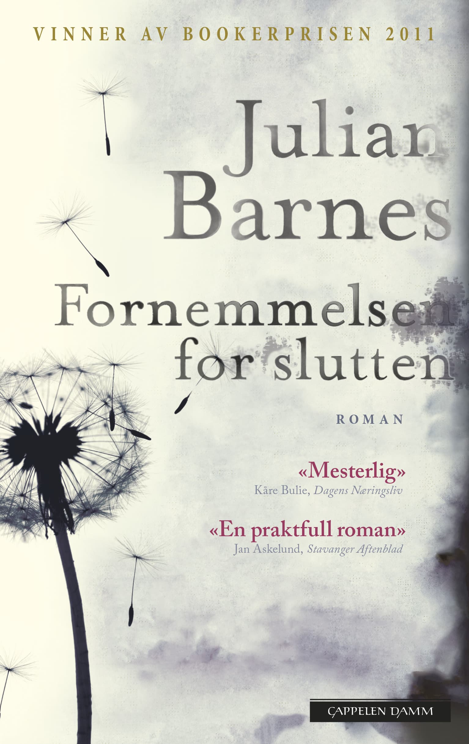 Omslag Fornemmelsen for slutten av Julian Barnes (Heftet)