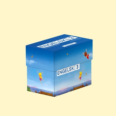 Omslag av "Engelsk 3 fra Cappelen Damm Flash Cards"