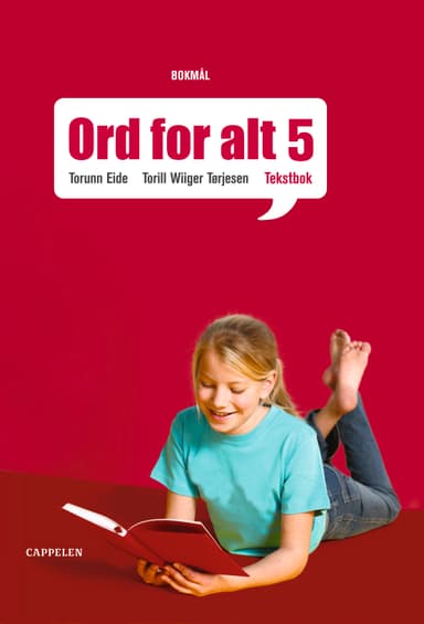 Omslag av "Ord for alt Ny utgave 5 Tekstbok"