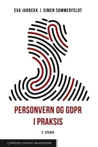 Omslag av "Personvern og GDPR i praksis"