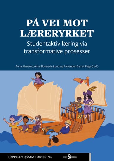 Omslag av "På vei mot læreryrket: Studentaktiv læring via transformative prosesser"