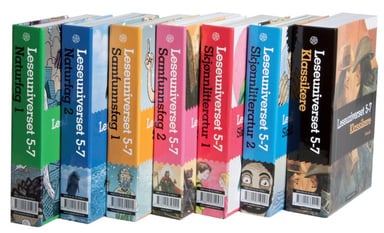 Omslag av "Leseuniverset 5-7 Totalpakke (7 bokser)"