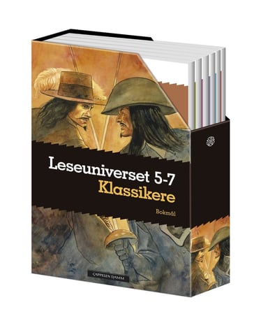 Omslag av "Leseuniverset 5-7 Klassikere (boks)"