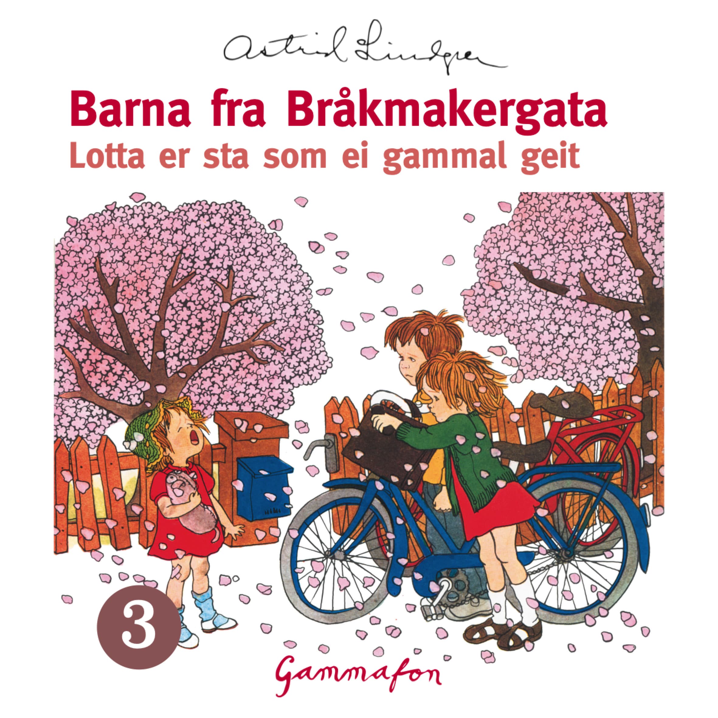 Omslag Lotta er sta som ei gammal geit av Astrid Lindgren (Lydbok)