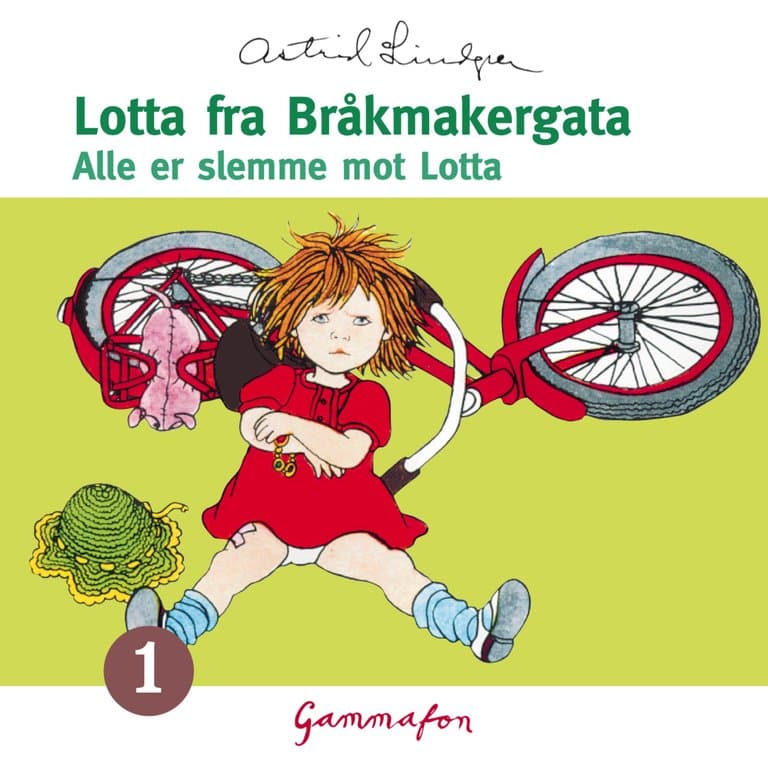Omslag Alle er slemme mot Lotta av Astrid Lindgren (Lydbok)