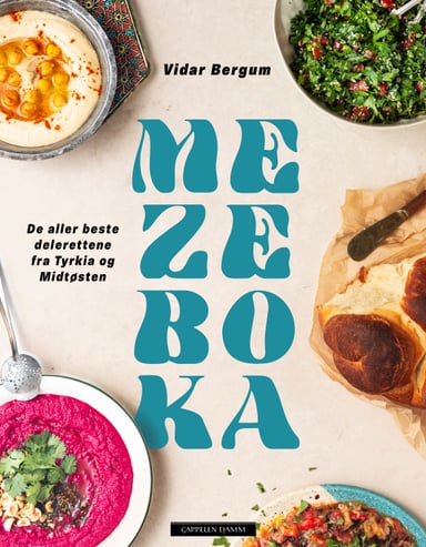 Omslag av "Mezeboka"