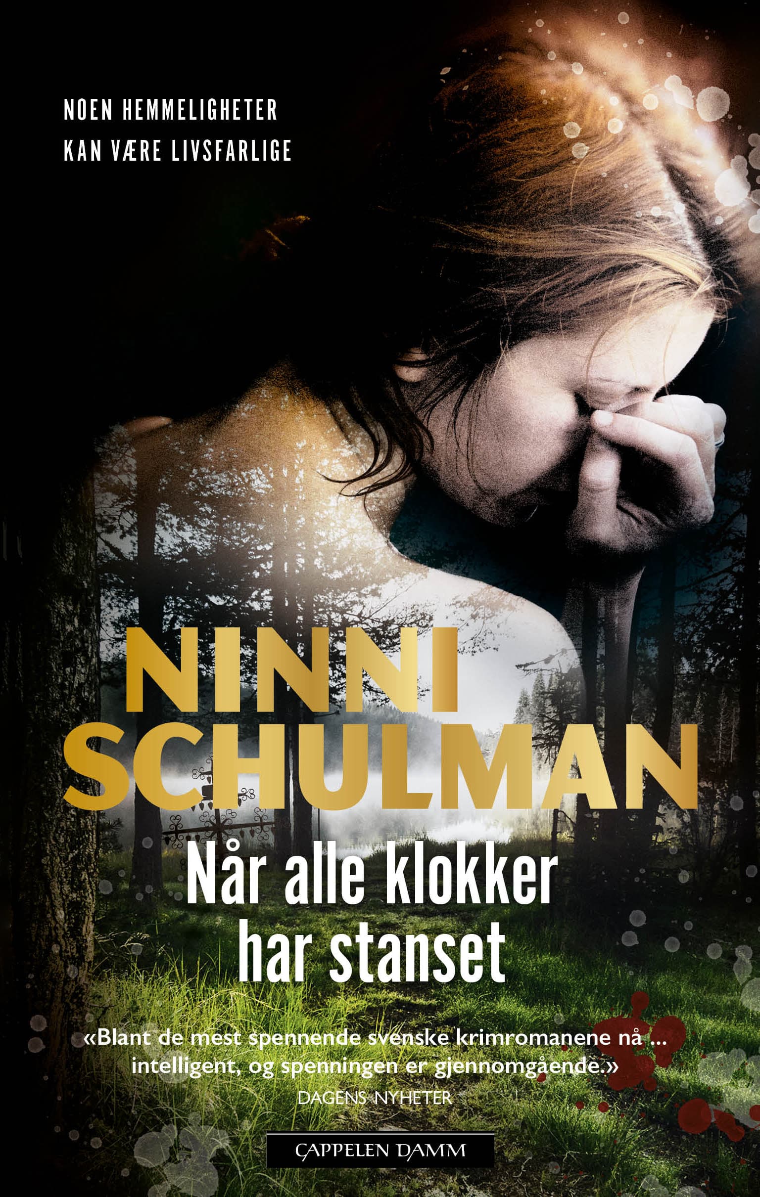 Omslag Når alle klokker har stanset av Ninni Schulman (Heftet)