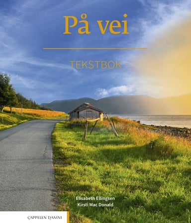 Omslag av "På vei Tekstbok (2025)"