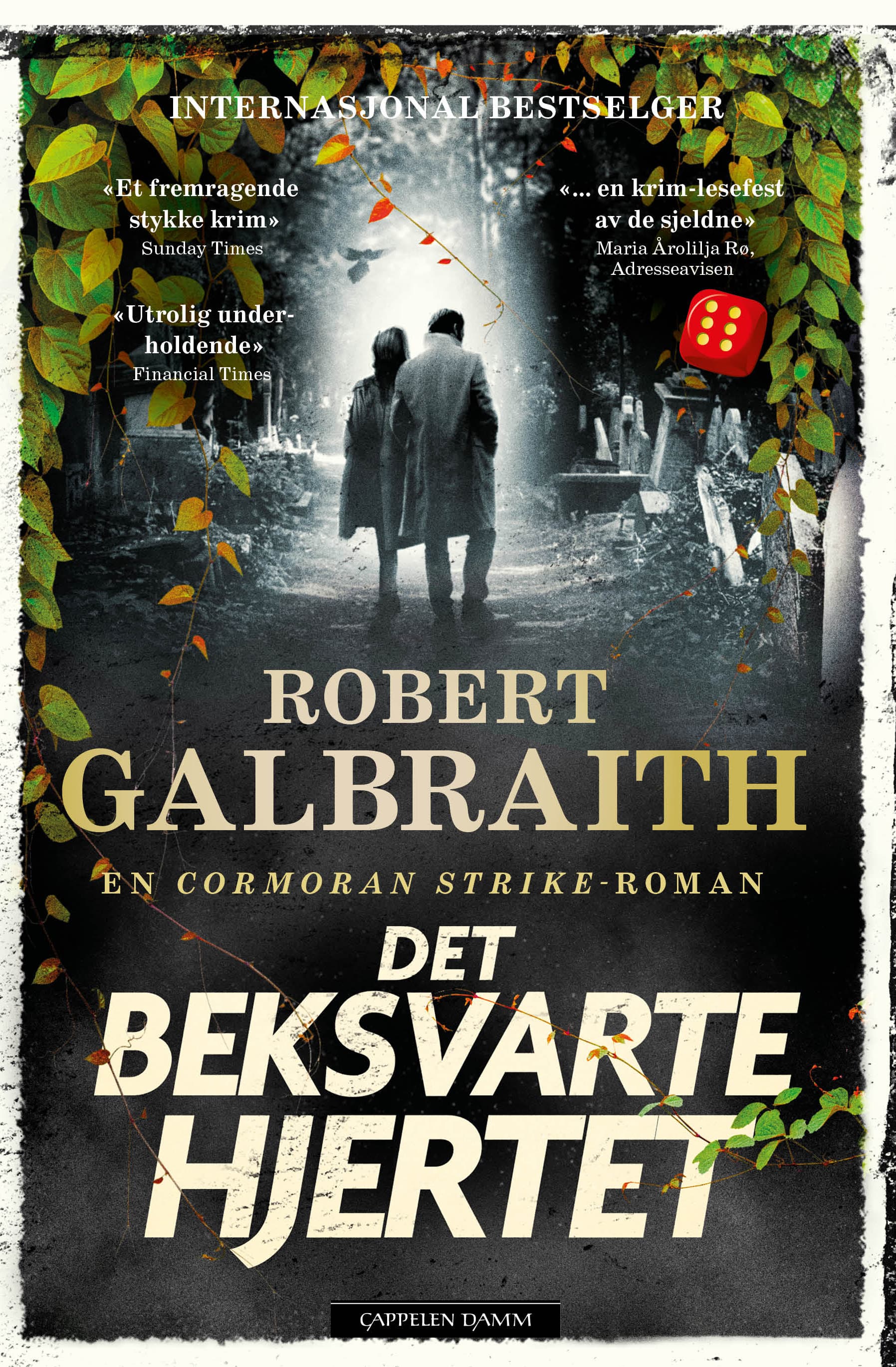 Omslag Det beksvarte hjertet av Robert Galbraith (Innbundet)