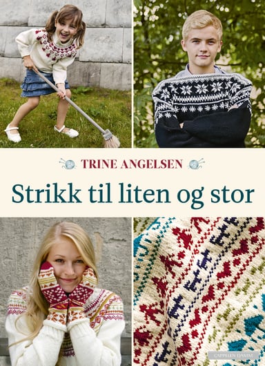Omslag av "Strikk til liten og stor"