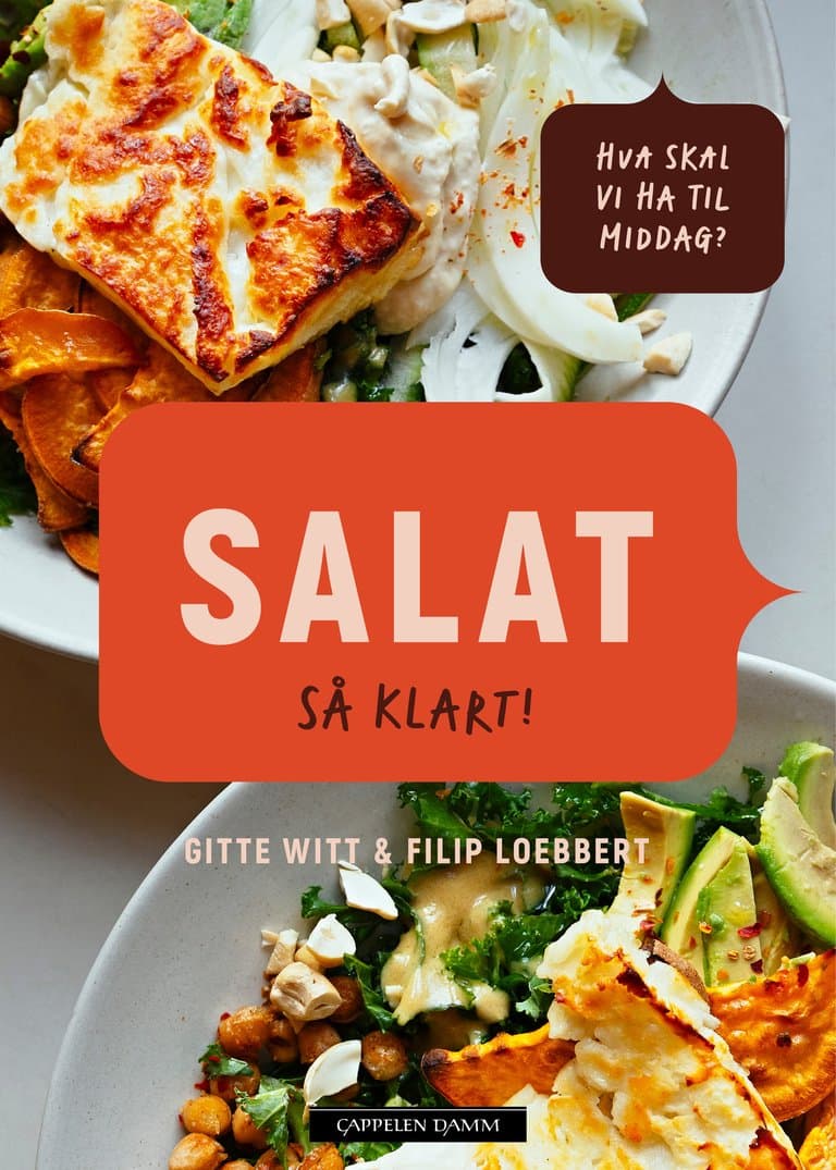 Omslag Salat av Gitte Witt og Filip Loebbert (Innbundet)