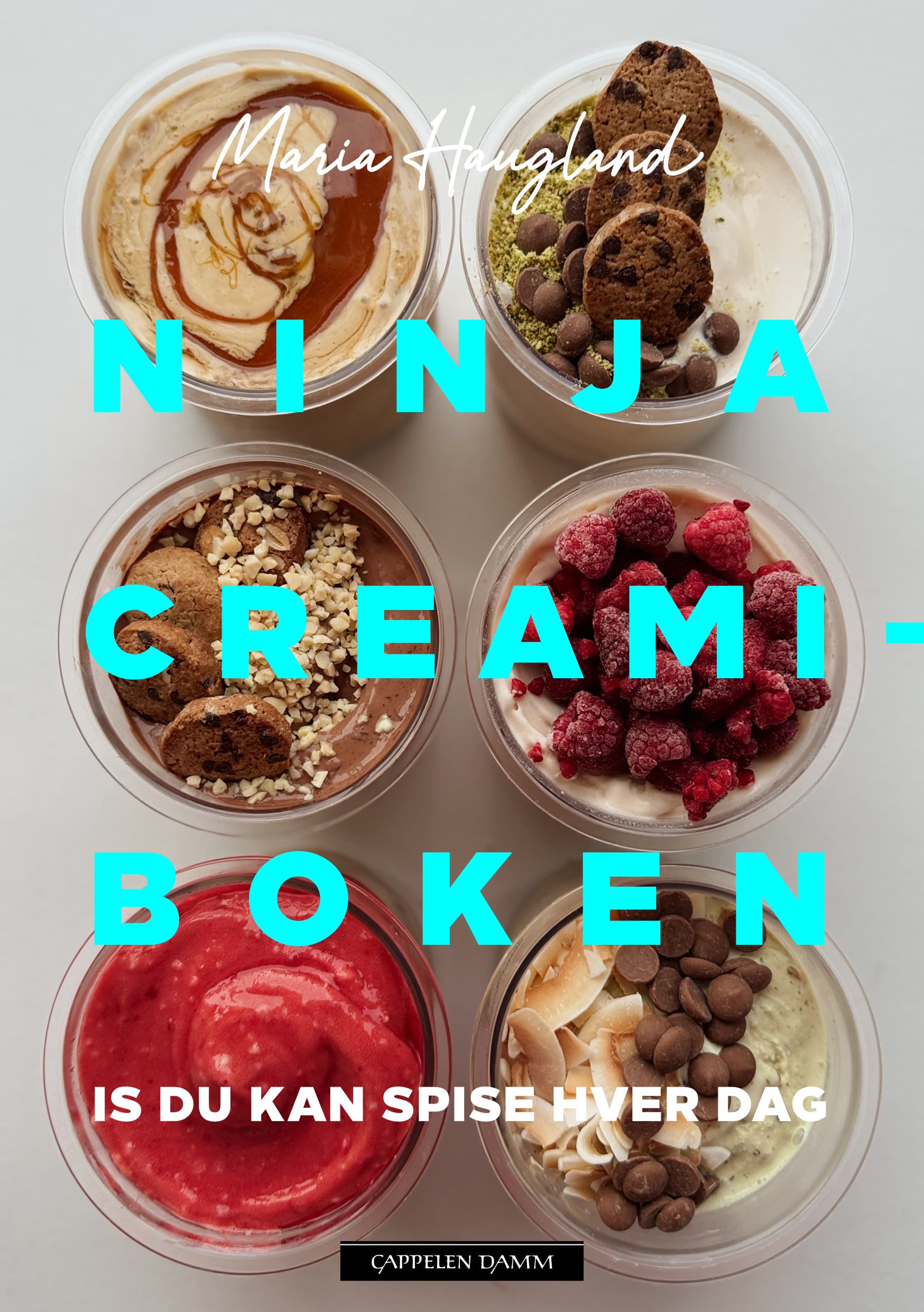 Omslag Ninja Creami-boken av Maria Haugland (Innbundet)