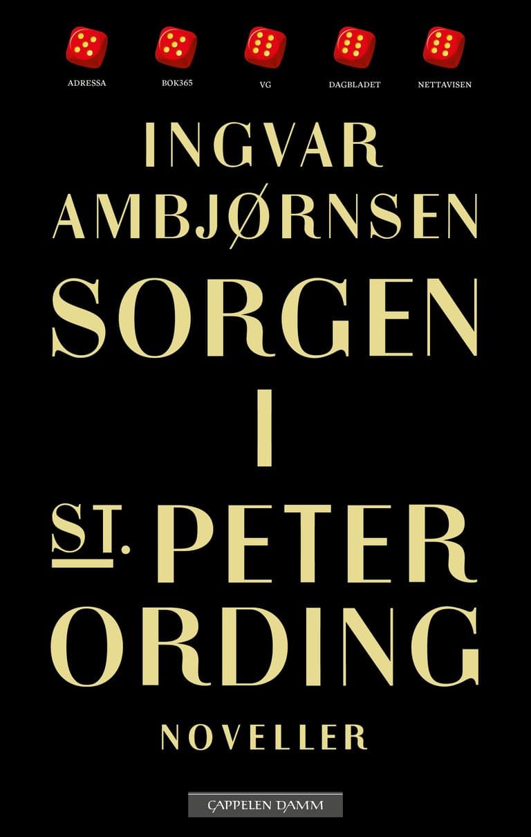 Omslag Sorgen i St. Peter Ording av Ingvar Ambjørnsen (Innbundet)
