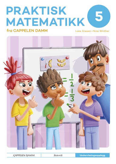 Omslag av "Praktisk matematikk 5 fra Cappelen Damm Undervisningsopplegg"