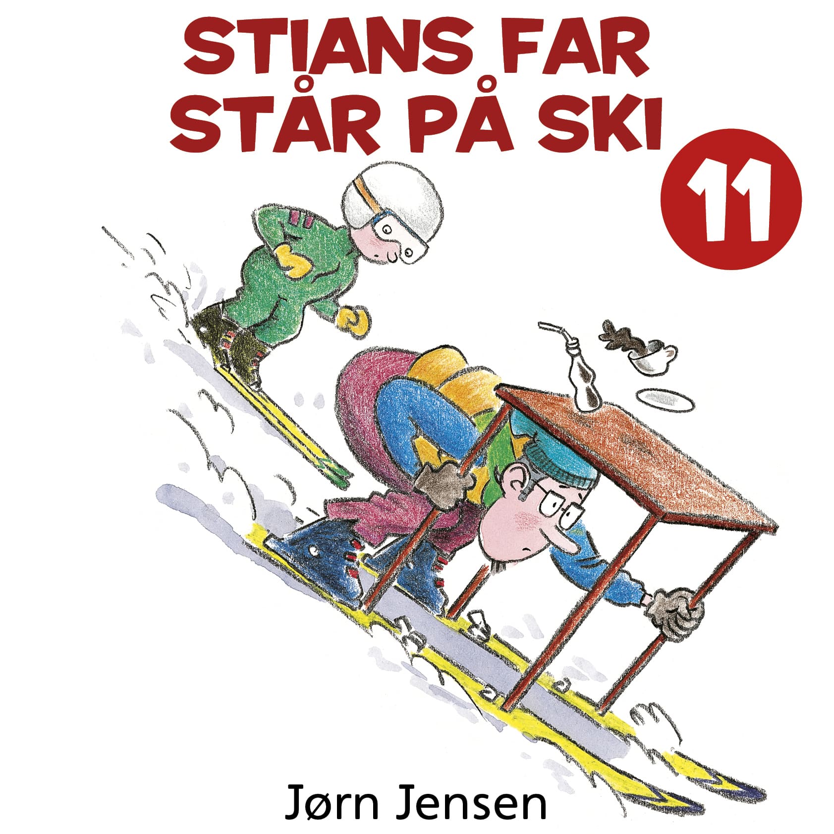 Omslag Stians far står på ski av Jørn Jensen (Lydbok)