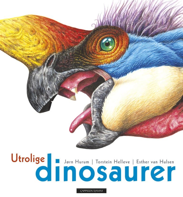 Omslag Utrolige dinosaurer av Jørn H. Hurum og Torstein Helleve (Ebok)