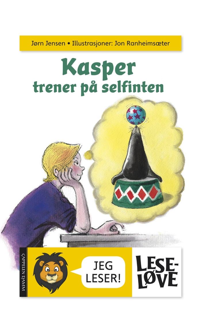 Omslag Kasper trener på selfinten av Jørn Jensen (Innbundet)