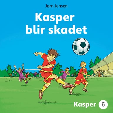Omslag av "Kasper blir skadet"