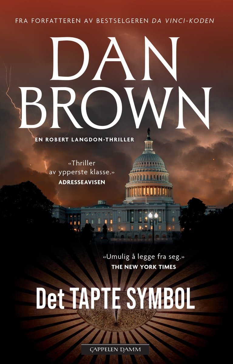 Omslag Det tapte symbol av Dan Brown (Ebok)