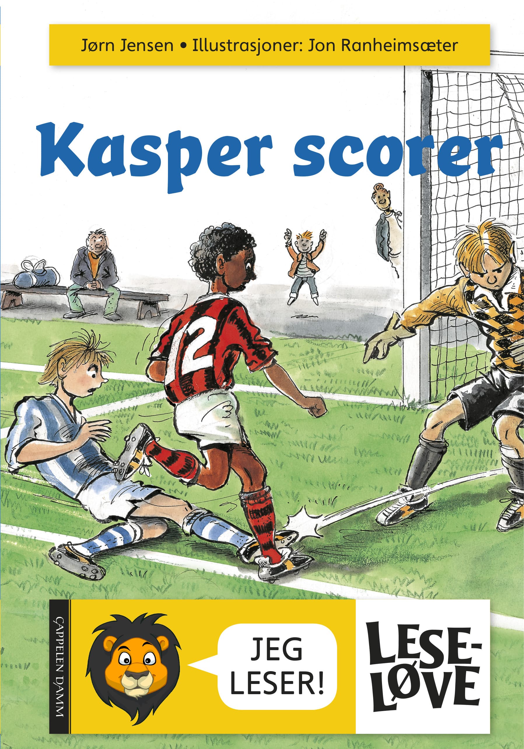 Omslag Kasper scorer av Jørn Jensen (Innbundet)