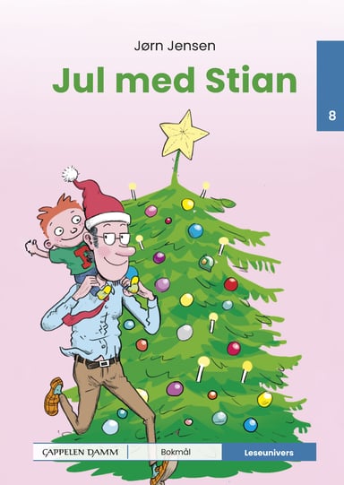 Omslag av "Leseunivers 8: Jul med Stian"