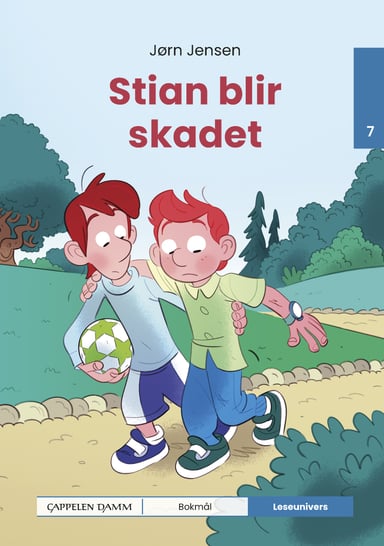 Omslag av "Leseunivers 7: Stian blir skadet"