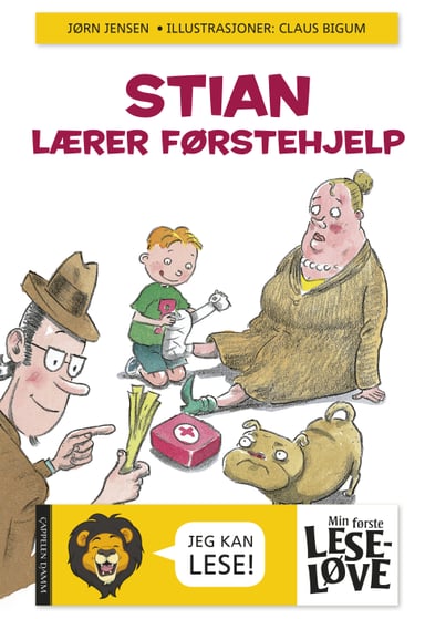 Omslag av "Min første leseløve - Stian lærer førstehjelp"