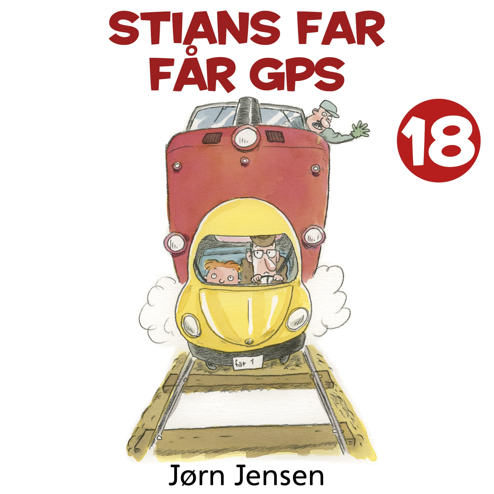 Omslag Stians far får GPS av Jørn Jensen (Lydbok)