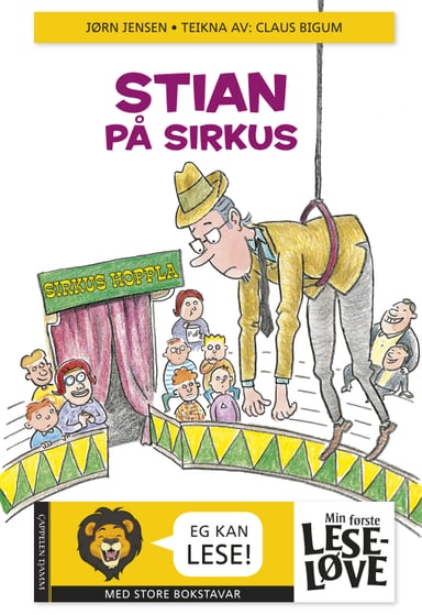 Omslag av "Min første leseløve - Stian på sirkus (Nynorsk)"