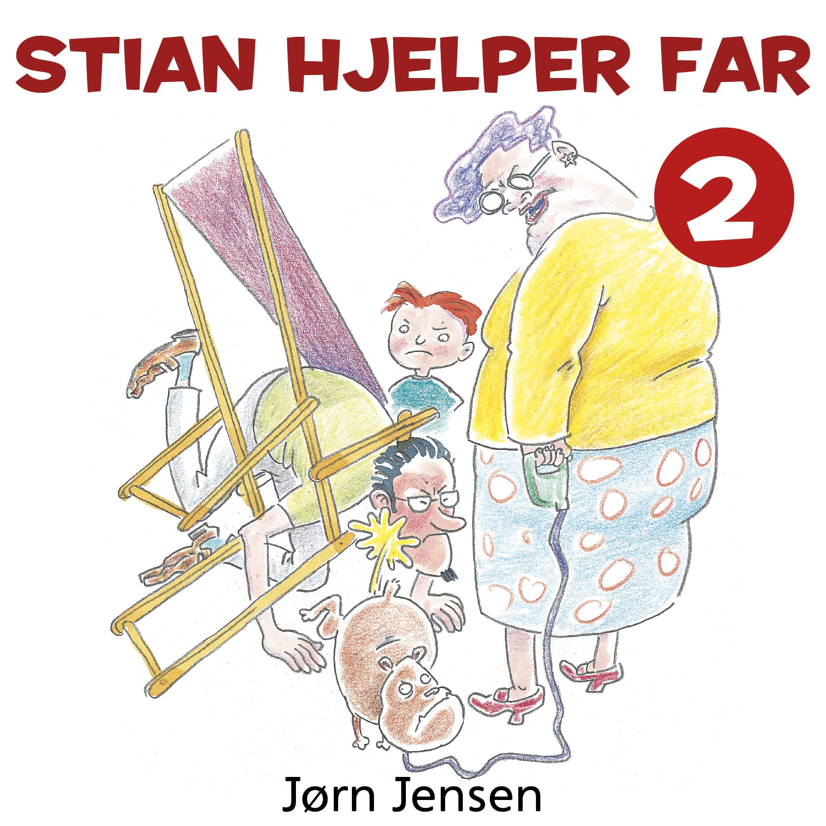 Omslag Stian hjelper far av Jørn Jensen (Lydbok)