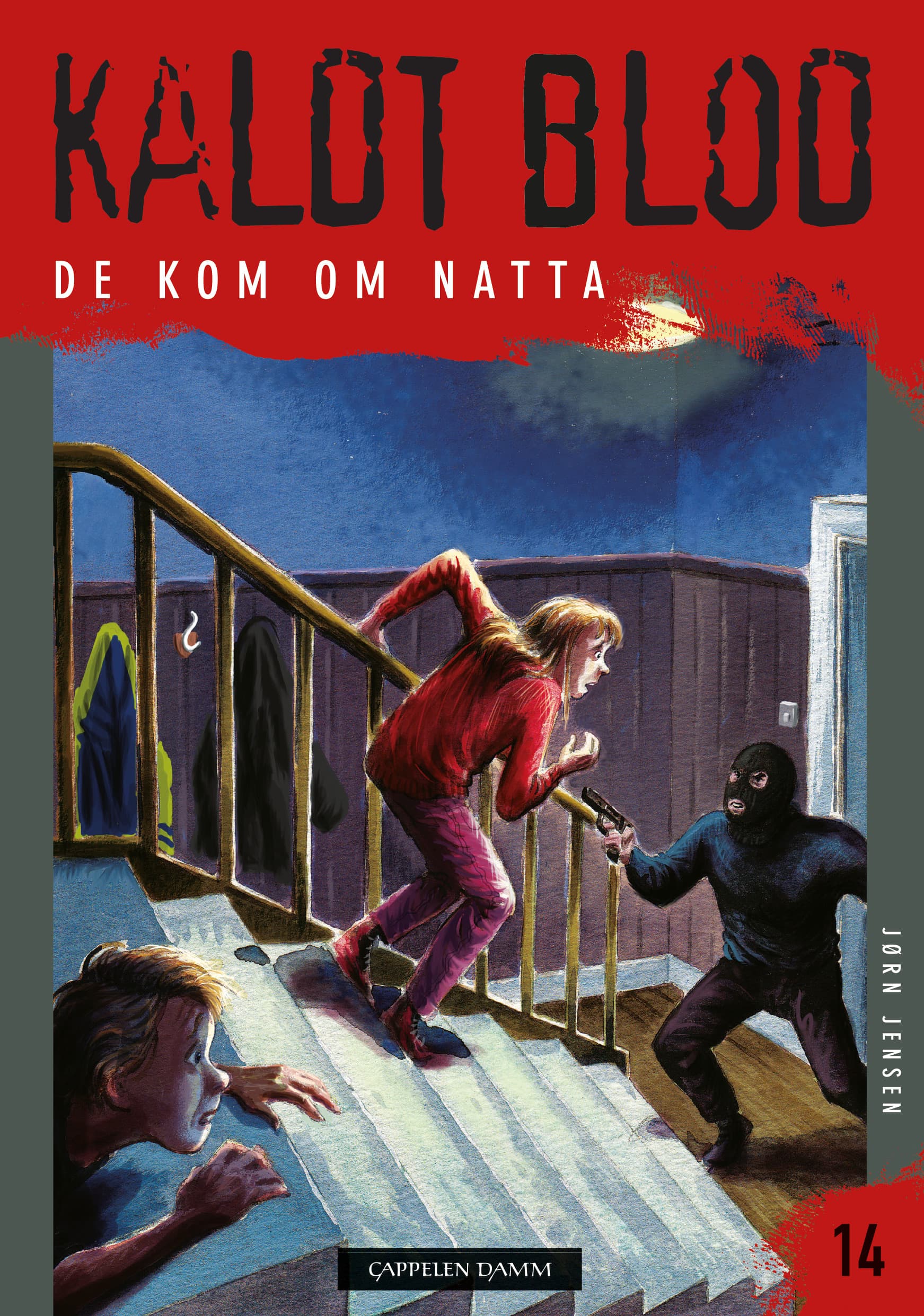 Omslag Kaldt blod 14 - De kom om natta av Jørn Jensen (Heftet)
